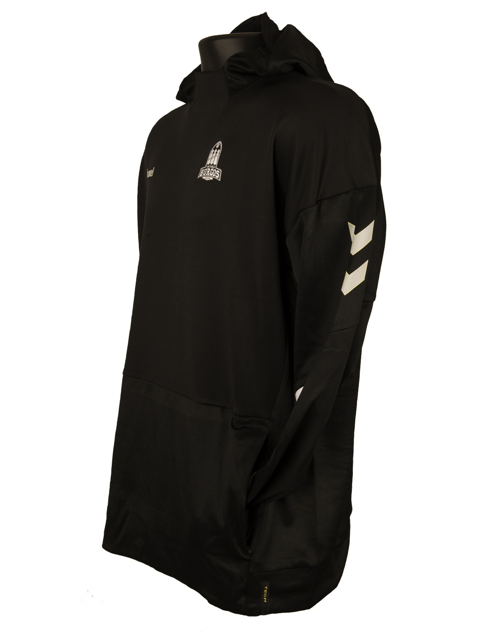 SUDADERA NEGRA CON CAPUCHA 19-20