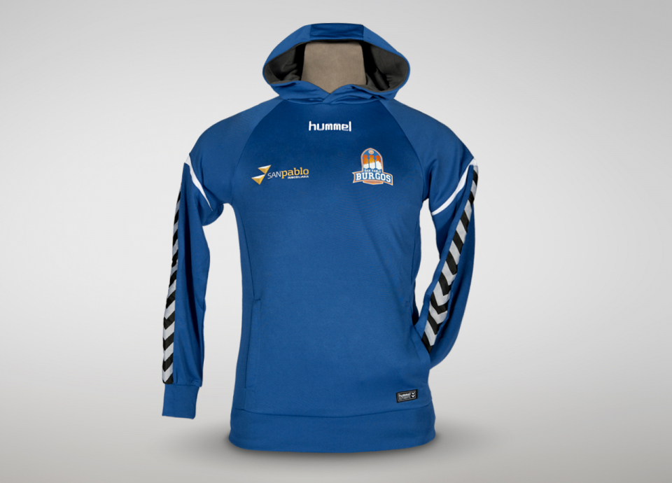 SUDADERA AZUL CON CAPUCHA 18-19