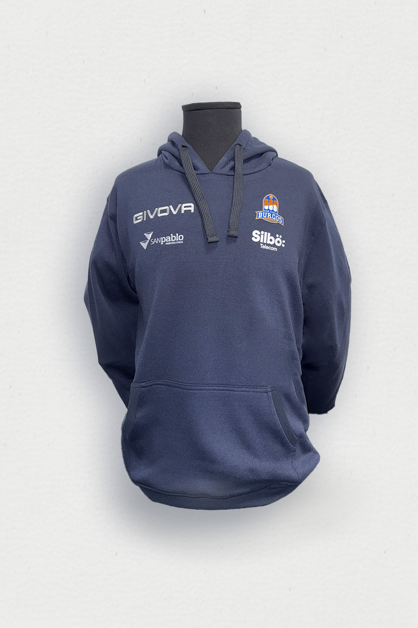 SUDADERA AZUL/GRIS ALGODON 22-23