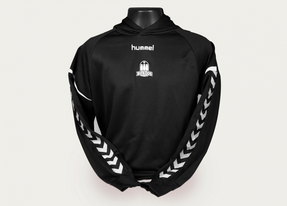 SUDADERA NEGRA CON CAPUCHA 18-19